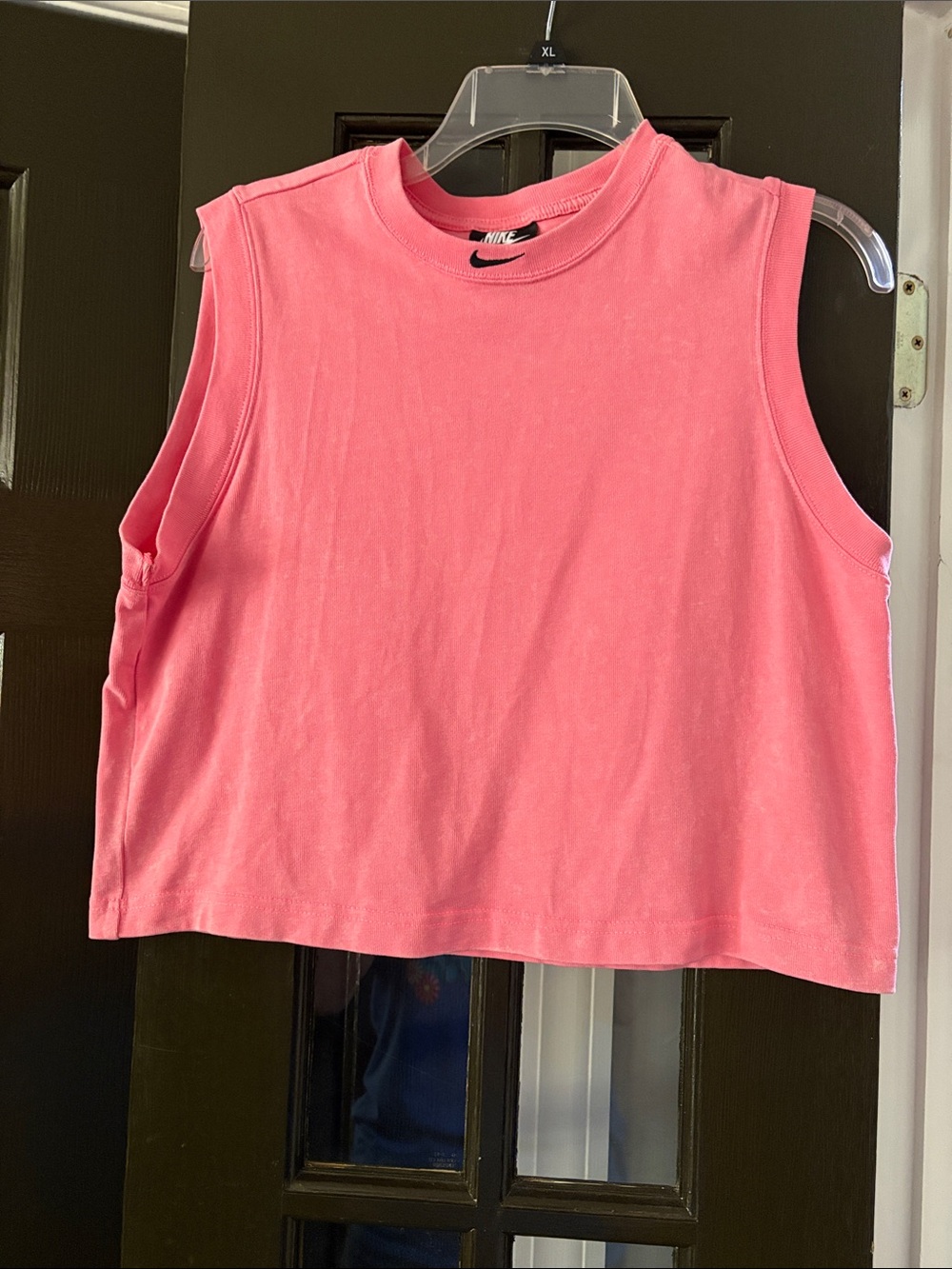 Nike Pink Cropped Muscle Tee